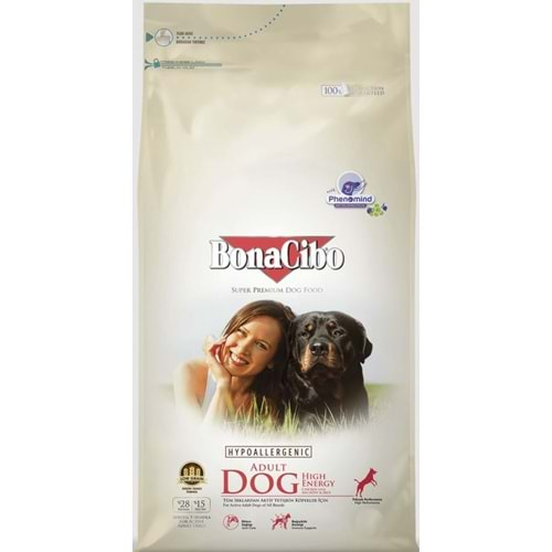 BonaCibo Yüksek Enerjili Köpek Maması 15 KG