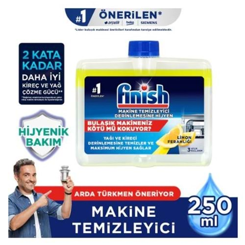 Finish Limonlu Bulaşık Makinesi Temizleyicisi 250ml