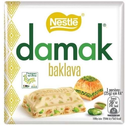 Nestle Damak Baklava Çikolata 60 Gr