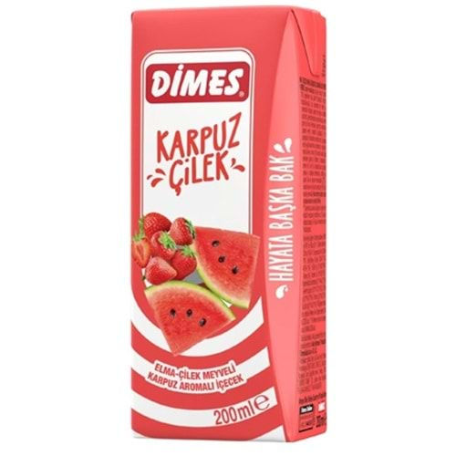 Dimes Karpuz Çilek Meyve Suyu 200 Ml