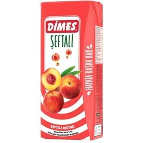 Dimes Meyve Suyu Şeftali 200 Ml