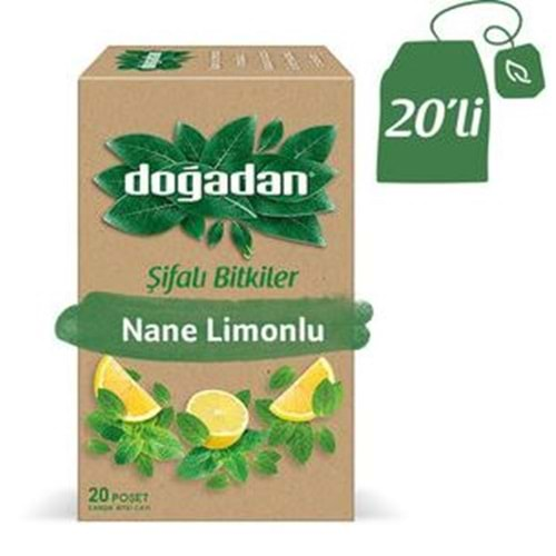 Doğadan Nane Limon Çayı Bardak Poşet 20 Li