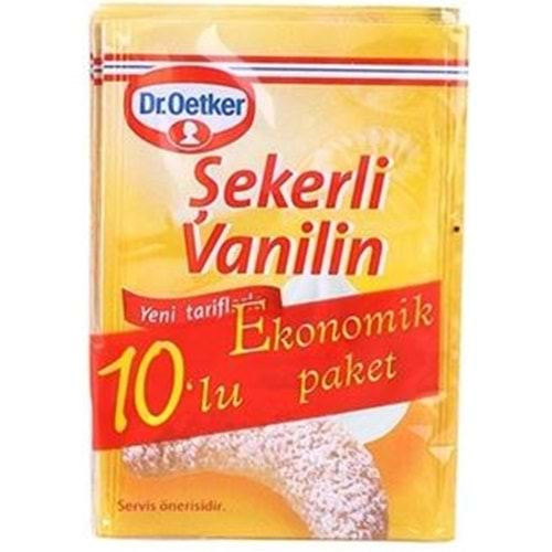 Dr. Oetker Şekerli Vanilin 10 Lu 50 Gr