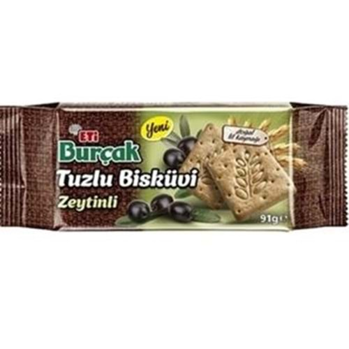 Eti Burçak Tuzlu Bisküvi Zeytinli 91 Gr