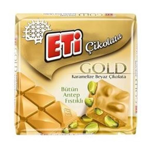 Eti Gold Antep Fıstıklı Beyaz Çikolata 60 Gr