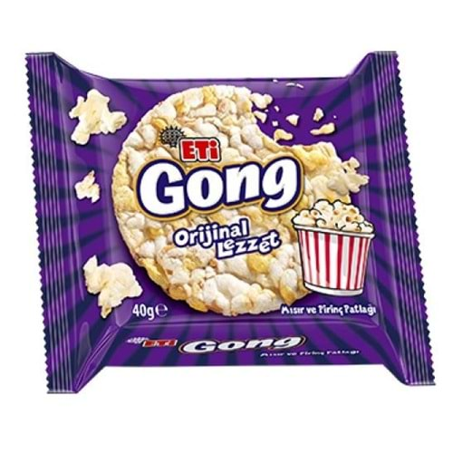 Eti Gong Mısır ve Pirinç Patlağı 40 Gr