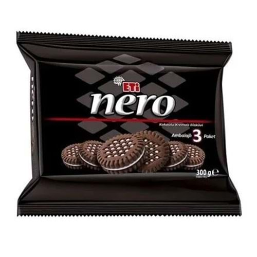 Eti Nero 3'lü Paket 300 Gr