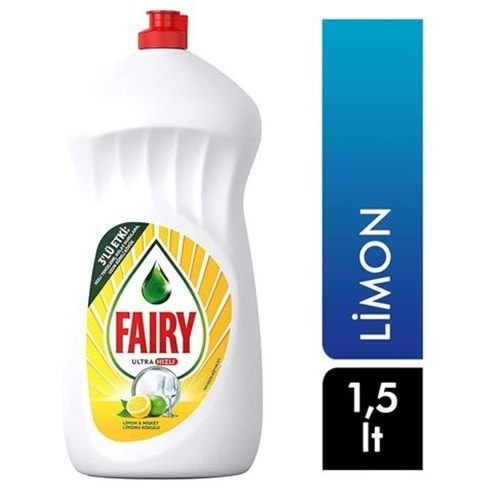 Fairy Sıvı Bulaşık Deterjanı Limon 1500 Ml