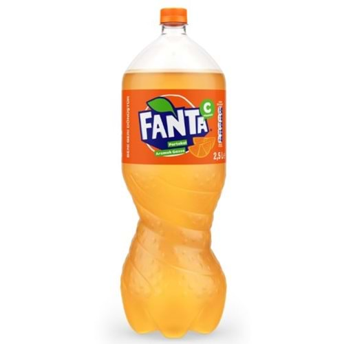 Fanta Portakal Aromalı Gazoz Pet 2,5 Lt