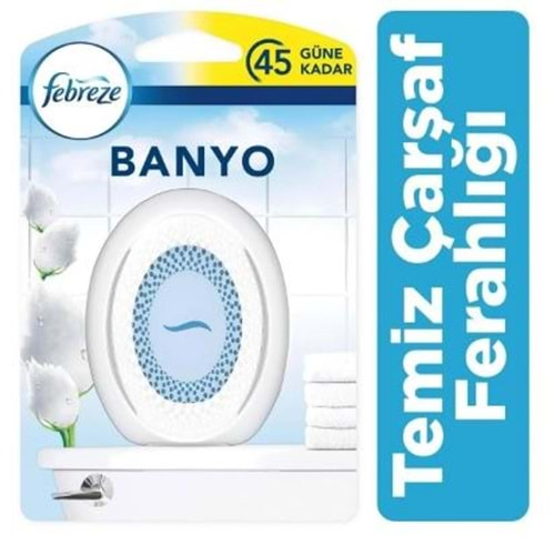 Febreze Banyo Temiz Çarşaf Ferahlığı 7.5 Ml Koku