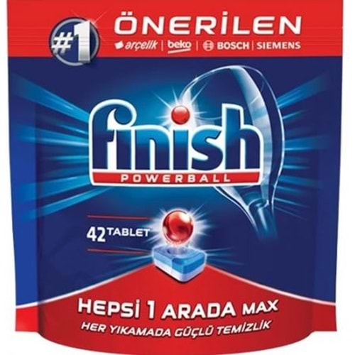 Finish Hepsi 1 Arada Max 42'li Bulaşık Makinesi Tableti