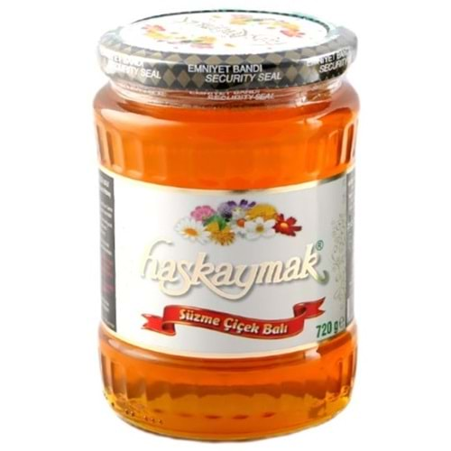 Haskaymak Süzme Çiçek Balı 720 Gr