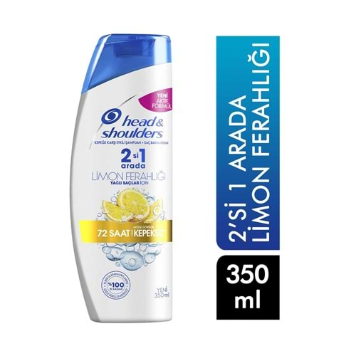 Head&Shoulders Şampuan 350 ml 2 si 1 Arada Limon Ferahlığı