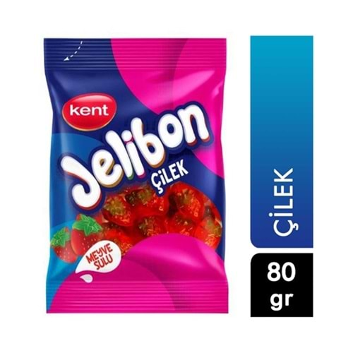 Kent Jelibon Çilek 80 Gr