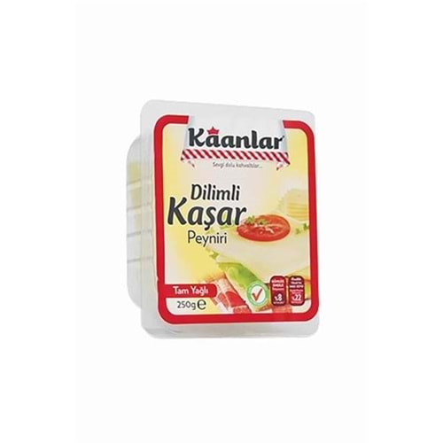 Kaanlar Dilimli Kaşar Peyniri 250 Gr