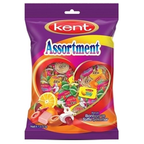 Kent Assortment Tofy ve Miss Karışık Şeker 375 Gr