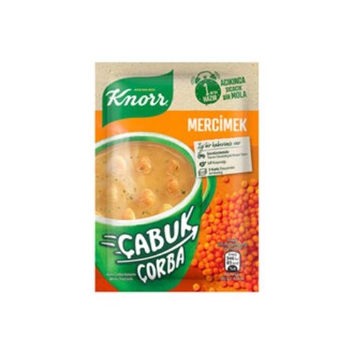 Knorr Çabuk Çorba Mercimek 22 Gr