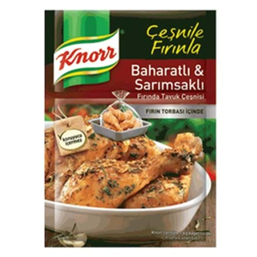 Knorr Baharatlı ve Sarımsaklı Fırında Tavuk Çeşnisi 34 Gr