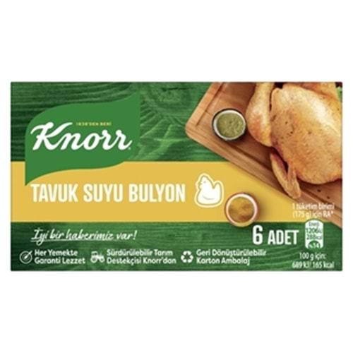 Knorr Tavuk Bulyon 6 Adet 60 Gr