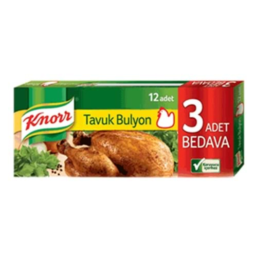 Knorr Tavuk Suyu Bulyon 12'li 120 Gr