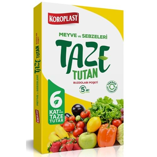 Koroplast Taze Tutan Buzdolabı Poşeti 5 Adet