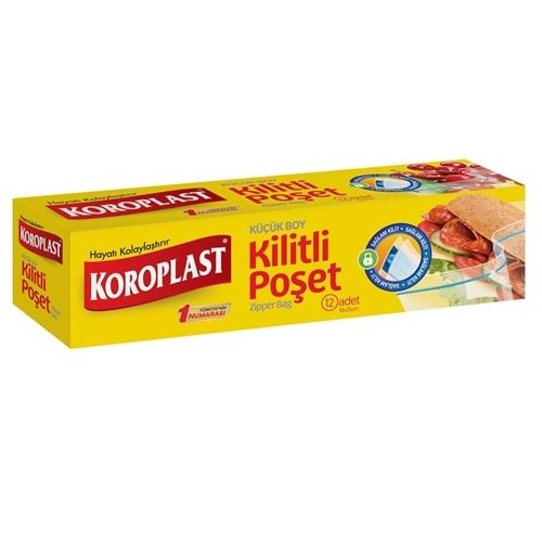 Koroplast Kilitli Poşet 12'li Küçük Boy