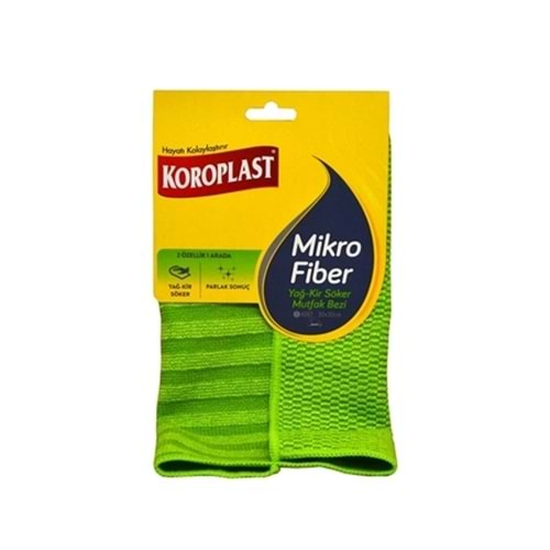 Koroplast Mikrofiber Yağ-Kir Sökücü Mutfak Bezi Tekli