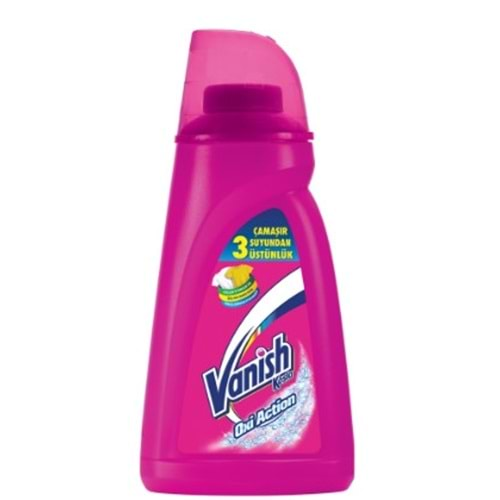 Vanish Kosla Oxi Action Leke Çıkarıcı Pembe Sıvı 3 lt