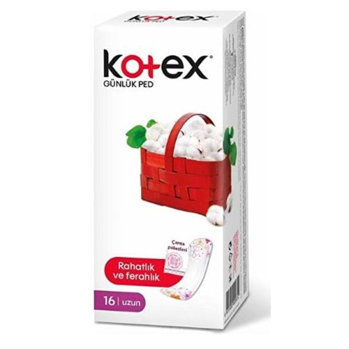 Kotex Günlük Ped Uzun 16 Lı