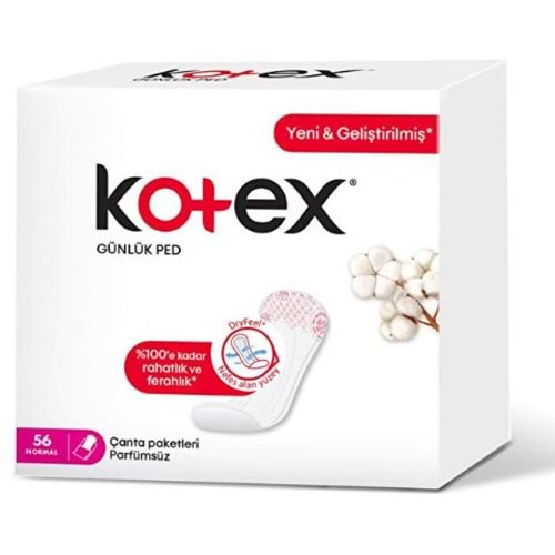 Kotex Günlük Ped Normal 56 Lı