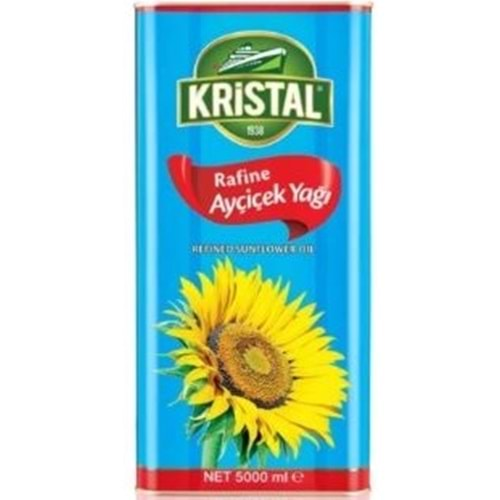 Kristal Ayçiçek Yağı 5 Lt