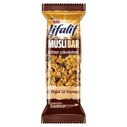 Eti Müsli Bar Bitter Çikolatalı 35 Gr