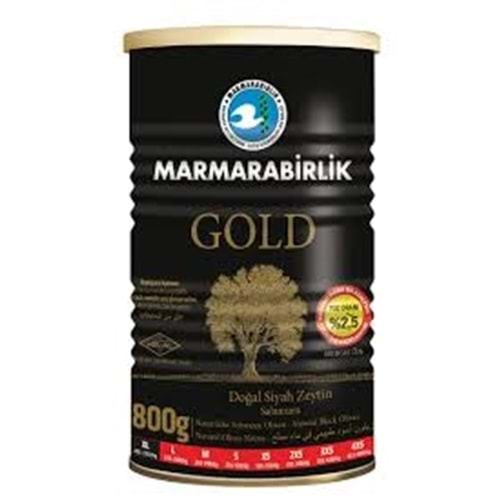 Marmarabirlik Gold Teneke Zeytin 800 Gr