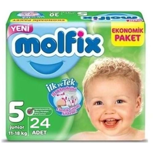 Molfix 5 Junior 11 - 18 Kg 24 Adet