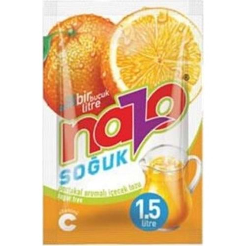 Nazo Portakal Aromalı Içecek Tozu 9 Gr