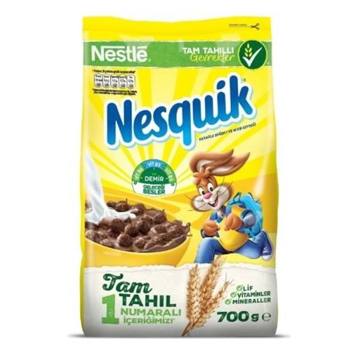 Nesquik Çikolatalı Buğday ve Mısır Gevreği 700 Gr