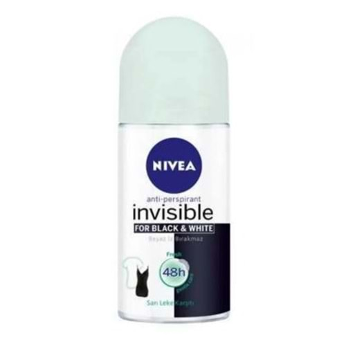 Nivea Black ve White Invisible Fresh 50 ml Roll On