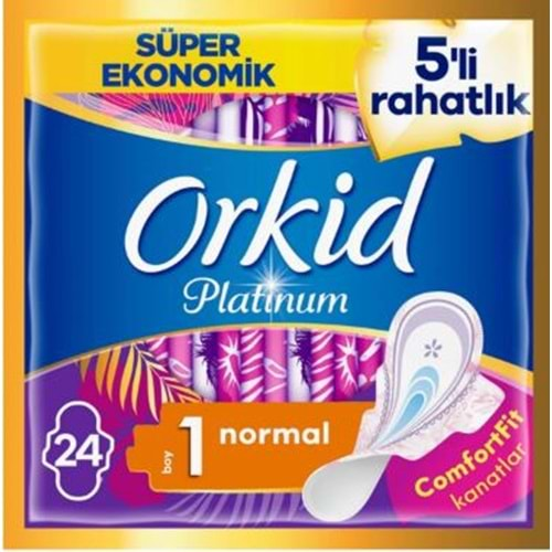 Orkid 24'lü Platinum Normal Hijyenik Ped