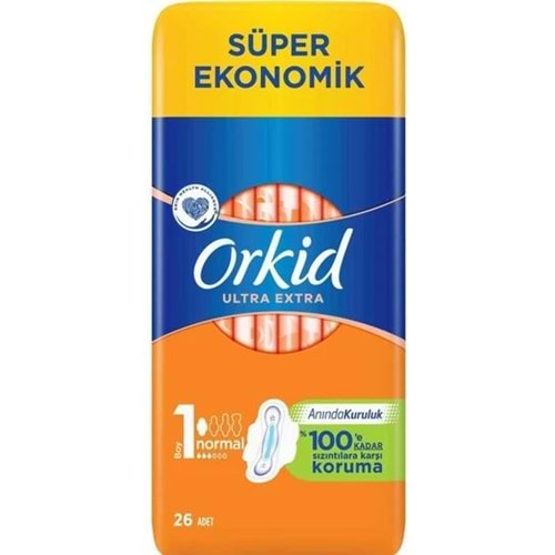 Orkid Hijyenik Ped Ultra Extra 26'lı Normal