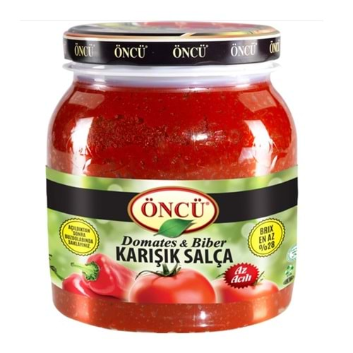 Öncü Domates Biber Karışık Salçası Pet 1600 Gr