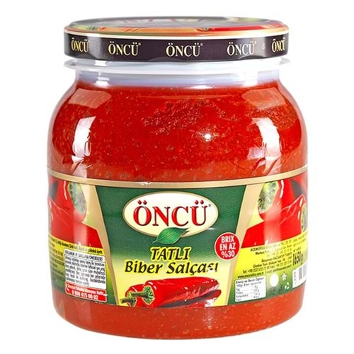 Öncü Tatlı Biber Salçası Pet 1650 Gr