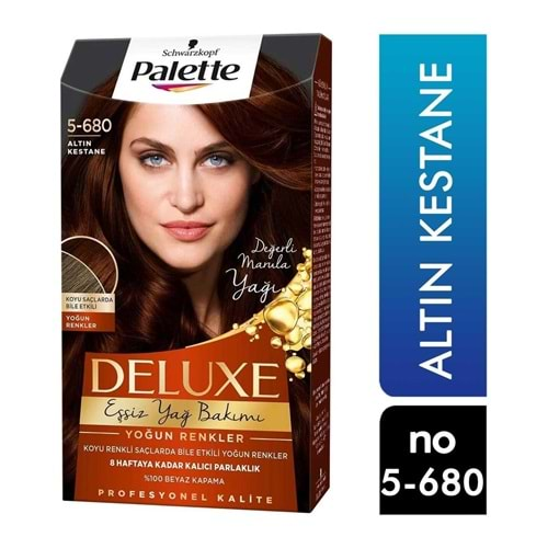 Palette Deluxe 5-680 Altın Kestane