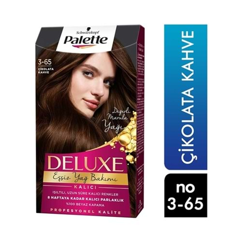 Palette Deluxe Saç Boyası No:3.65 Çikolata Kahve