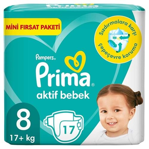 Prima Aktif Bebek Mini Fırsat Paketi 8 No 17 li