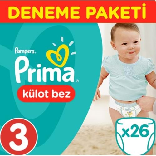 Prima Pants No:3 Midi 26 Adet Külot Bebek Bezi