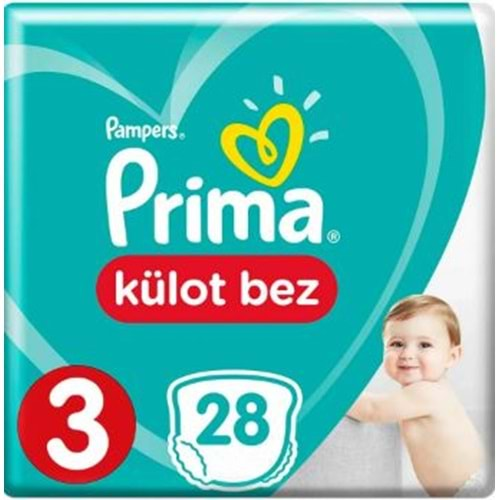 Prima Pants Külot Bebek Bezi 3 Beden 28 Adet Bebek Bezi