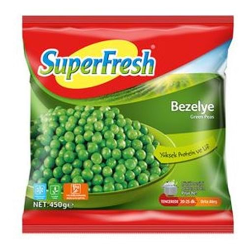 Superfresh Bezelye 450 Gr