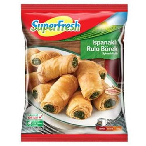 Superfresh Ispanaklı Rulo Börek 500 Gr