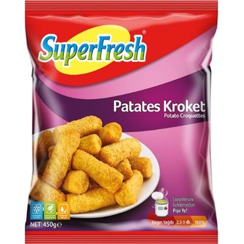 Superfresh Patates Kroket 450 Gr