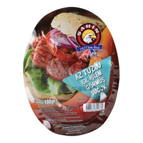 Şahin Tuzu Azaltılmış Sucuk 180 Gr